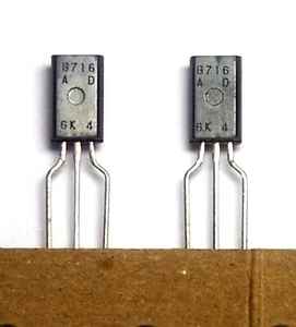 20pc PNP Audio Transistor 2SB716A Hfe=D Vceo=-140V Ic=-50mA Pd=750mW Hitachi - Picture 1 of 4