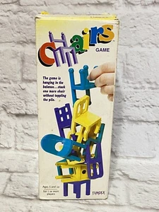 Fundex Sillas Juego Apilamiento Construcción Juego Infantil 1999 Vintage - Imagen 1 de 5