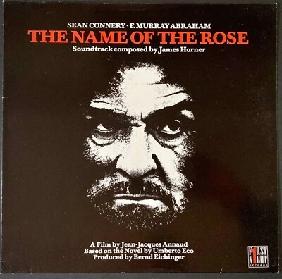 Name of the Rose ORIGINAL UK Vinyl LP James Horner 1987 - Image 1 of 4