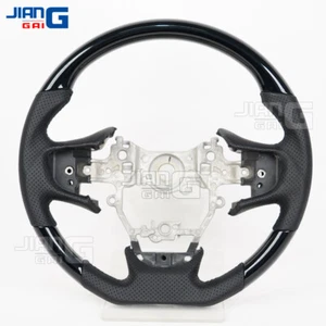 Piano Black Sport Leather Steering Wheel For LEXUS ES ES300h ES350 2018-2025 - Picture 1 of 11