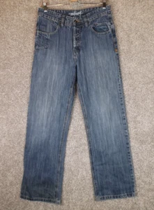 Billabong Jeans Mens 32x32 Medium Wash Slim Fit Straight Denim Button Fly - Picture 1 of 10