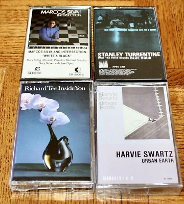 Swartz Silva Tee Turrentine Cool Jazz Hard Bop Rock Contemporary 4 Lot Cassette - Image 1 of 3
