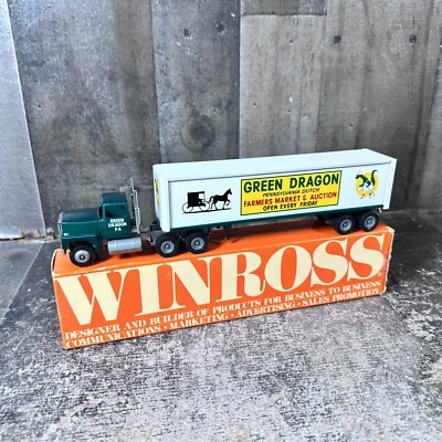 WINROSS DIECAST DRAGÓN VERDE PENNSYLVANIA MERCADO HOLANDÉS DE AGRICULTORES 1/64 Foto 1 de 4