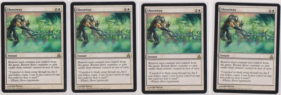 Magic: The Gathering Ghostway Guildpact Non Foil Rare x4 (LP) - Image 1 of 1