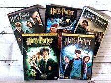 Harry Potter DVD Series Movies Lot of 5 Warner Brothers Widescreen Year 1-5