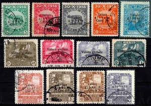 FIUME 1920 - Pro fondazione studio con sovrastampa Valore globale 2 tipo (USATI) - Imagen 1 de 1
