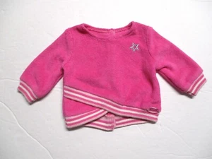 American Girl 2021 MIX & MATCH Fiercely You Feeling Strong Pink Terry Sweatshirt - Picture 1 of 2