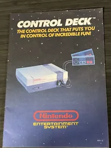Nintendo NES Control Deck 1988 console game system instruction manual only - Picture 1 of 2