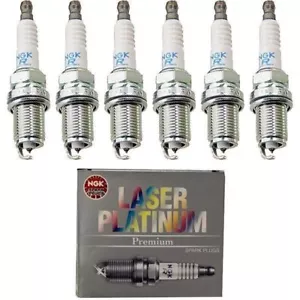 6 pcs GENUINE OEM Laser Platinum NGK Spark Plugs #4339 - BMW 3.2L OEM Set DCPR8E - Picture 1 of 3