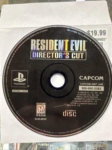 Resident Evil Director's Cut (Sony PlayStation 1, 1997) PS1 SOLO DISCO - Imagen 1 de 2