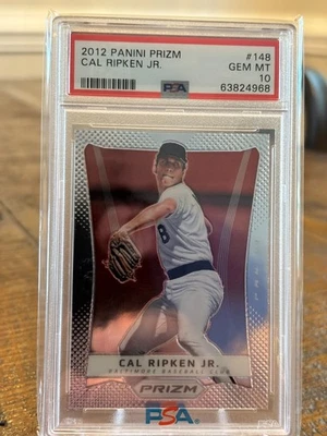 Panini Prizm Cal Ripken Jr. 2012 PSA 10 GEM MT Foto 1 de 2