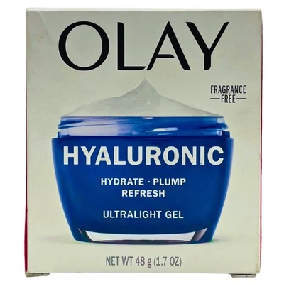 Olay Hyaluronic Ultralight Gel Hydrate Plump 1.7oz 1 Pack New - Image 1 of 4