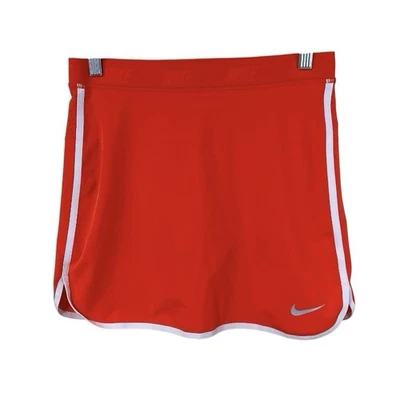 $50 Nike Golf Jóvenes Niñas Rojo Naranja Dri-Fit Elastizado Pull-On Skort Falda Talla L Foto 1 de 4