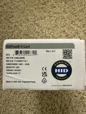 Cantidad de 11 tarjetas Isoprox. 200 tarjetas nuevas Foto 1 de 2