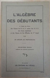 Algèbre des débutants | Collectif | Bon état - Picture 1 of 1