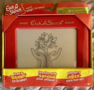 Juguete de dibujo Etch A Sketch, clásico, versión sostenible, 1,72 x 9,00 x 7,38 - Imagen 1 de 2