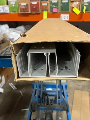 18ft Panduit Panduct G3X3WH6 Type G Wide Slot Wiring Duct New Open Box - Image 1 of 4