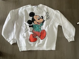 Original Primark Disney Mickey Mouse Sweatshirt Gr XS 34/36 -neu - Bild 1 von 5