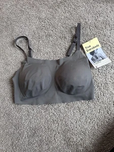 True Everybody U-Ausschnitt BH Large dunkelgrau Neu mit Etikett - Bild 1 von 6
