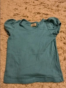 Mini Boden  Couture Short Sleeve T shirt, Turquoise, Size 4-5  - Picture 1 of 4