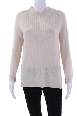 Rag & Bone Womens Cashmere Crew Neck Long Sleeve Sweater Top Pink Size XS - Image 1 of 4