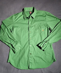 Camisa Volcom Para Hombres Mediana Verde Manga Larga Abotonada Edad de Piedra Bolsillo Genuino - Imagen 1 de 19