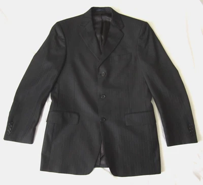 Men Loro Piana Daniel Cremieux 3 Button Pin Stripes Blazer Jacket Sz 38R (MJ51) - Image 1 of 4