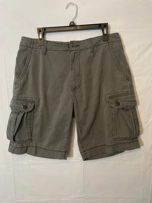 Arizona Jean Co Cargo Hiking Shorts Men's  Olive Green Size 34 Outdoor - Image 1 of 4
