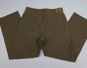 Pantalones de Colección Polo Country Ralph Lauren Deportista Delgados Algodón Plisados Raros EE. UU. - Imagen 1 de 9