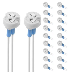 20x Fassungen G4 GU5,3 Sockel Halogen LED Strahler MR16 Fassung Lampenfassung - Bild 1 von 9