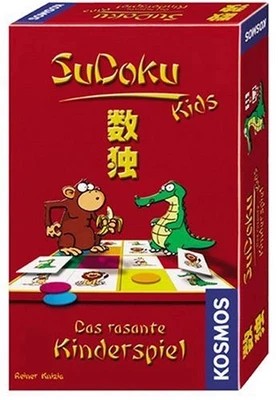 Kosmos Sudoku Kids Brettspiel Lernspiel Kinder Affe Krokodil Logik - Bild 1 von 2