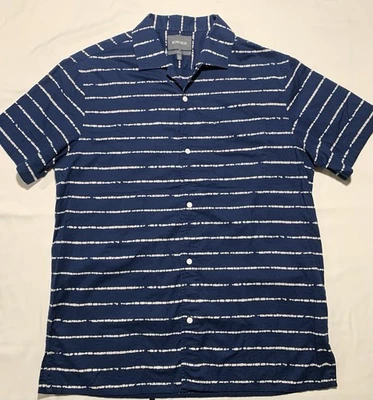 Bonobos Shirt Mens Large Slim Fit Loop Collar Patterned Summer Short Sleeve - Image 1 of 4