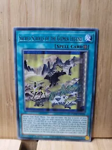 Yu-Gi-Oh!🏆Sacred Scrolls Of The Gizmek Legend - 1st Edition🏆 RARE Card - Picture 1 of 1