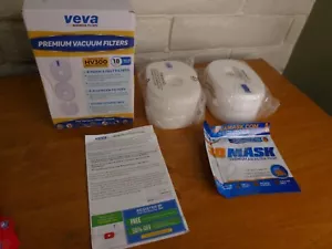 VEVA HV300 Series Vacuum Filters - NOTE: 12 Pieces Not 18 -- 2 Full Sets of 6 - Picture 1 of 5