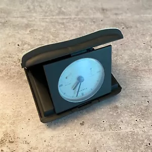 Marksman Portable Pop Up Travel Alarm clock Analog Quartz Battery Snooze - Picture 1 of 7
