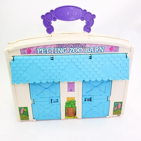 Kenner Littlest Pet Shop Zoo Petting Zoo Barn Playset 1994 LPS  Incomplete Cover