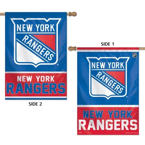 NEW YORK RANGERS 2 SIDED HOUSE FLAG 28"X40" VERTICAL BANNER OUTDOOR RATED Cover