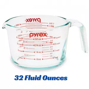 Pyrex 4 Tassen Glas Messbecher zum Backen, Mikrowellen- & Backofenfest - Bild 1 von 6