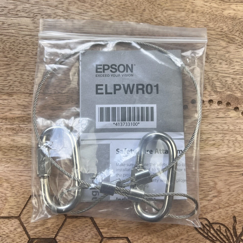 EPSON ELPWR01 Safety Wire Safety Rope Fishing Rope Steel