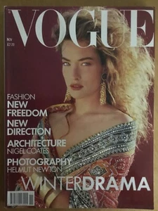 VOGUE - NOVEMBER 1988 - WINTER DRAMA - NIGEL COATES - HELMUT NEWTON - Picture 1 of 1