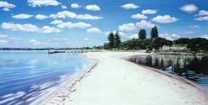 Signed Limited Edition Art Print - Point Walter, Western Australia by Ben Sherar - Picture 1 of 1