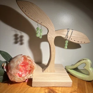 Schmuckset mit Silber und Steinen Grün Modeschmuck 🤩🤩🤩 sehr schön - Bild 1 von 9