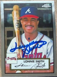 Lonnie Smith Autographed 2021 Topps Chrome Platinum Anniversary #595 - Picture 1 of 1