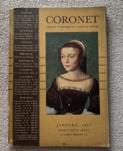 Coronet Digest Magazine Infinite Riches In A Little Room Vol 1 No 3 January 1937 - Picture 1 of 8