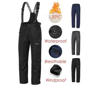 Outdoor Snow Ski Hiking Pants Trousers Autumn Detachable Windproof Thick Warm - Picture 1 of 15