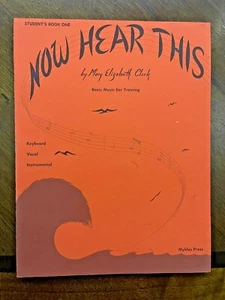 Jetzt hören Sie das - Grundlegende Musik-Gehörbildung - Lehrerbuch 1 - von Mary E. Clark - Bild 1 von 3