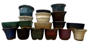 Brand New 7 - 11 cm Mixed Ceramic Bonsai Pots X3 - (GMS021) - Picture 1 of 1
