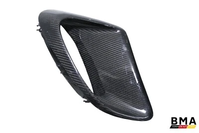 Tapicería de conducto de aire de fibra de carbono trasera izquierda Porsche 991 911 Turbo 2014 2015 2016 OEM Foto 1 de 4