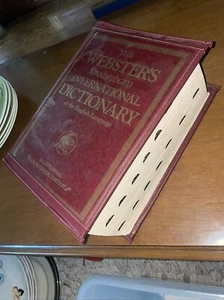 Webster's Unabridged International BICENTENNIAL Dictionary 1976 with Dust Jacket - Picture 1 of 19