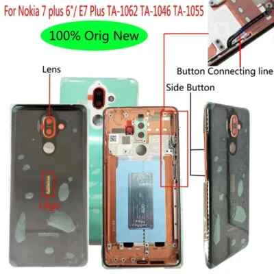 For Nokia 7 plus /E7 Plus TA-1062 1046 1055 Rear Back Door Housing Battery Cover - Image 1 of 4